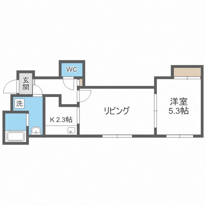 サンテラス元町IIIの間取り