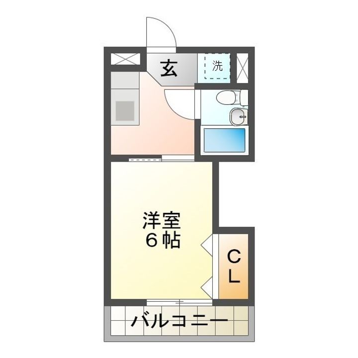 江戸橋マンションAの間取り