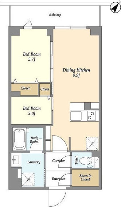 KDXレジデンス田園調布南の間取り