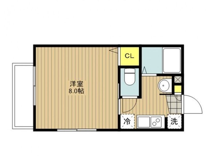 Aube鳩ヶ谷本町の間取り