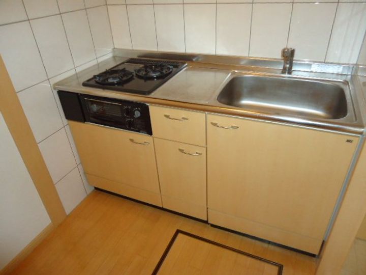 埼玉県鴻巣市明用(アパート)の賃貸物件のキッチン