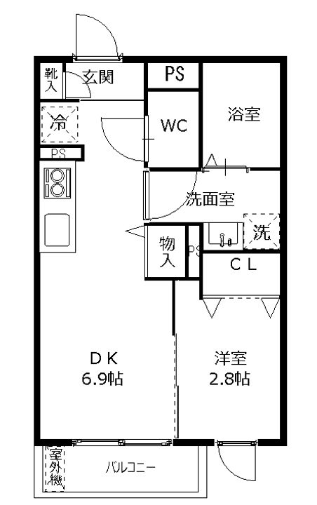 「D-room」 ドミール瞑想の松の間取り