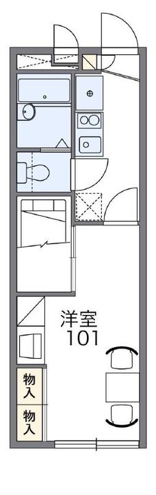 レオパレスHAYAの間取り