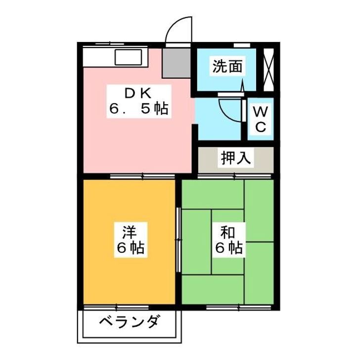 タウンアベニュー小泉Aの間取り