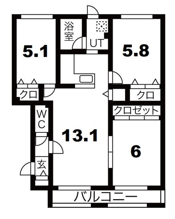 フォレストゲートの間取り