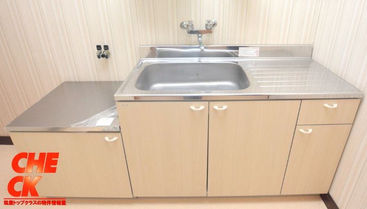 福岡県田川市栄町(一戸建)の賃貸物件のキッチン