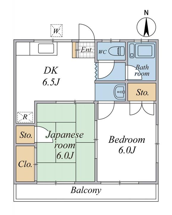 神奈川県川崎市中原区宮内1(アパート)の賃貸物件の間取り