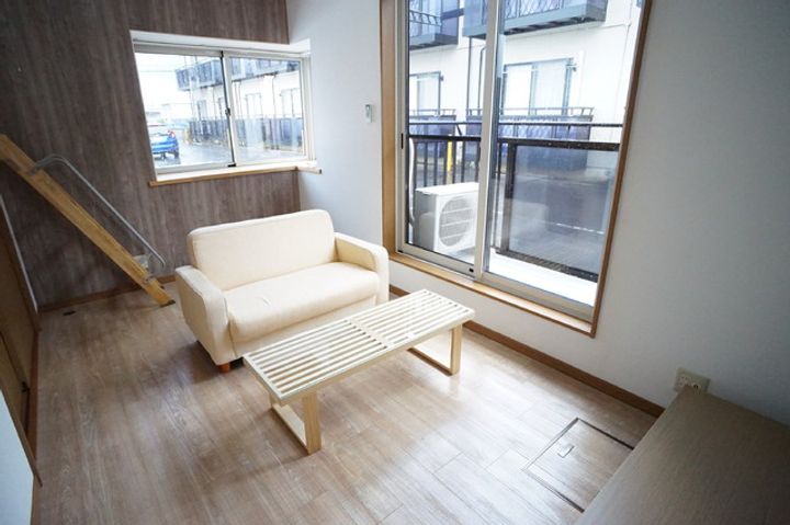 コーポアップルの居間