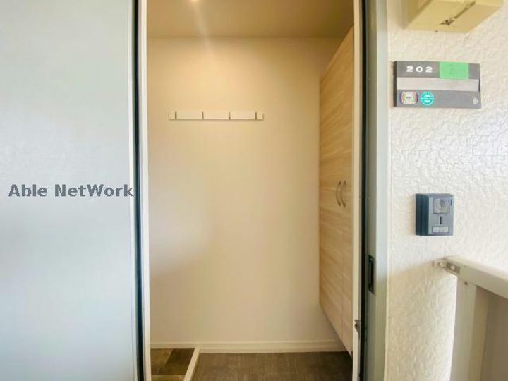 パークヒルA・Bの玄関