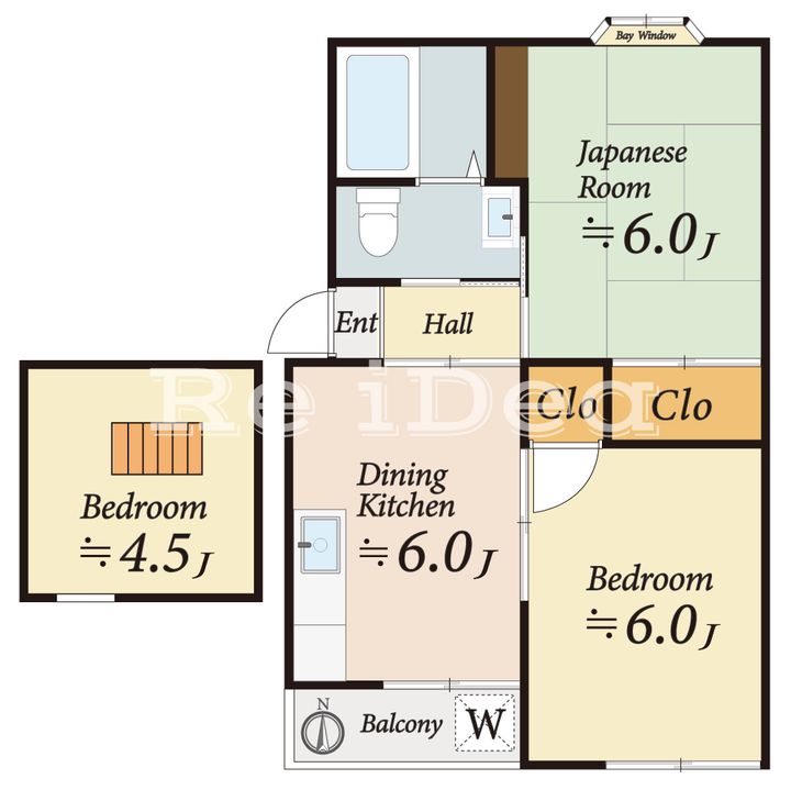 ハイツ花梨の間取り