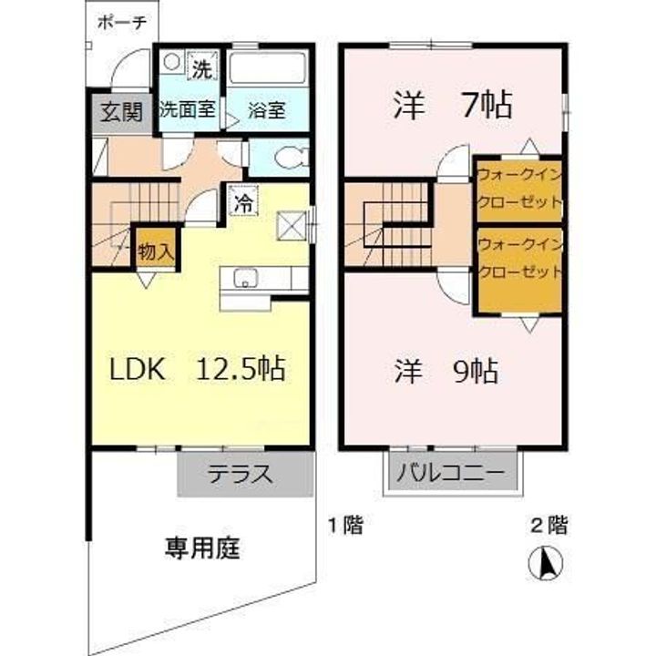 ラ・ヴィーダーIIIの間取り