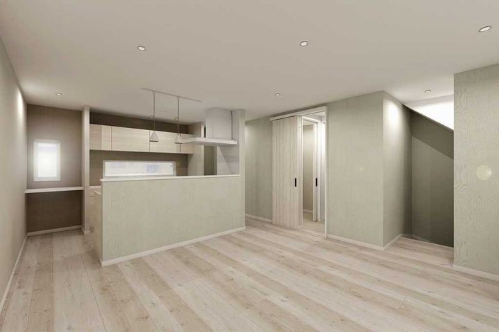 北海道札幌市手稲区星置二条4(一戸建)の賃貸物件の居間