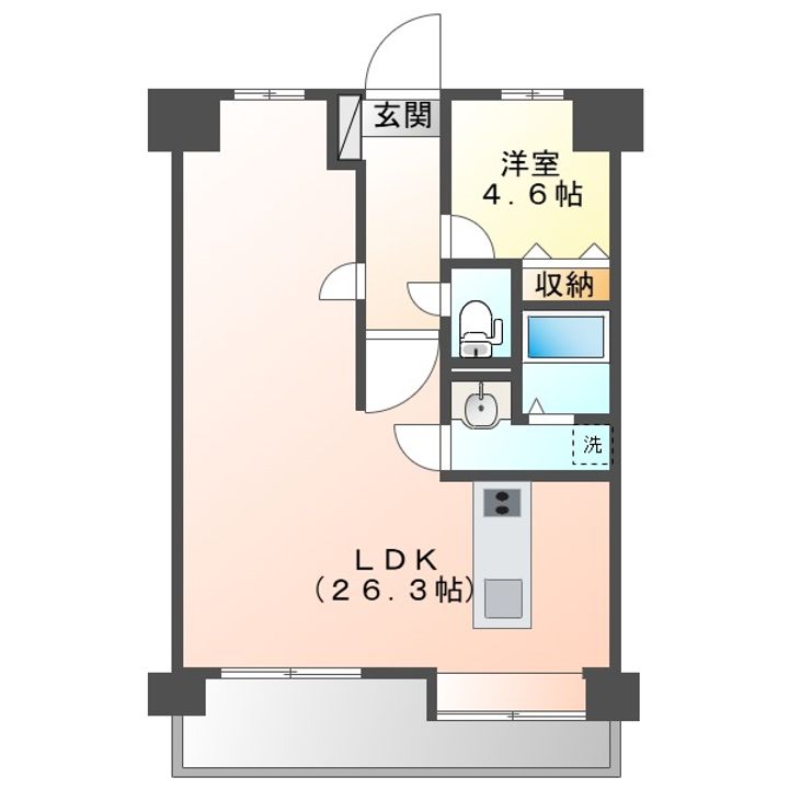 ファミール西条朝日町の間取り