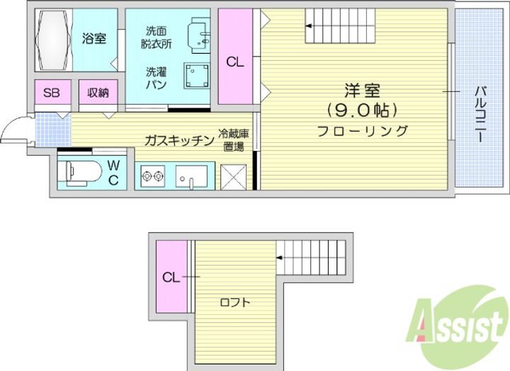 ブランニュー2番館の間取り