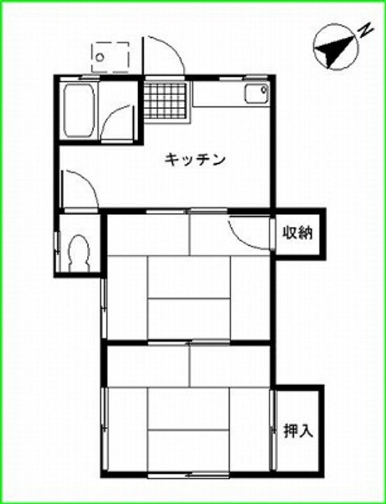 東ハイツの間取り