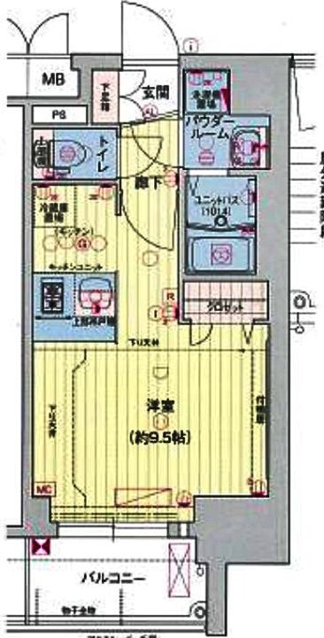 プレサンス上前津リラシスの間取り