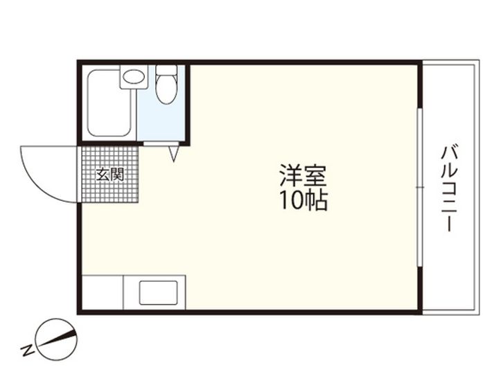 クルベットI(旧ラフォーレコホトリI)の間取り