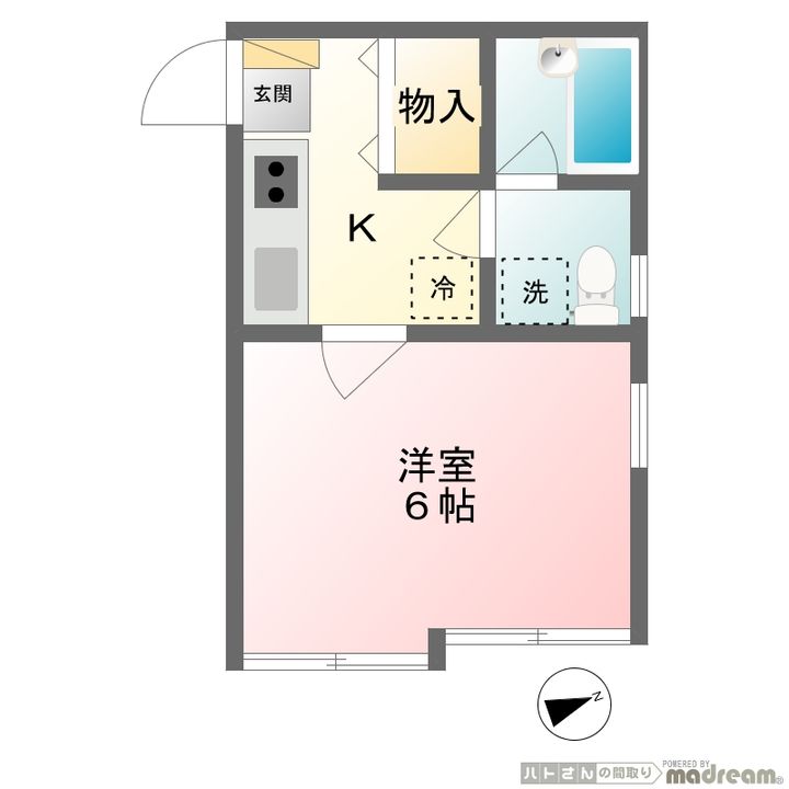 アーバンハウスさつきの間取り