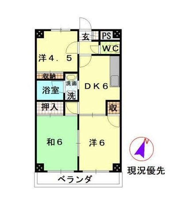 高橋マンション銀座の間取り