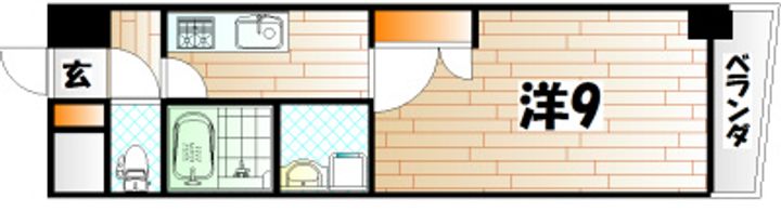 ロイヤルノースナインの間取り