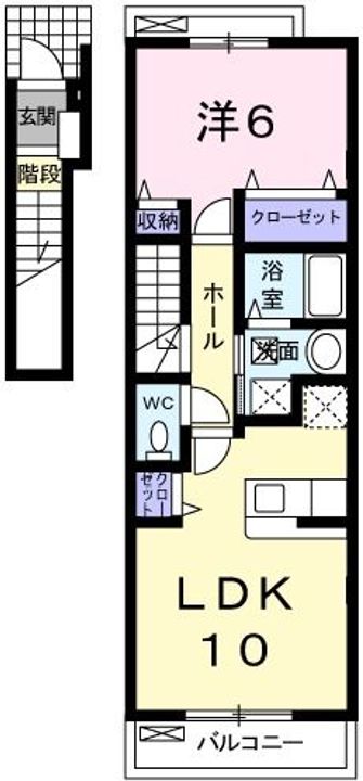 兵庫県神戸市西区枝吉3(アパート)の賃貸物件の間取り