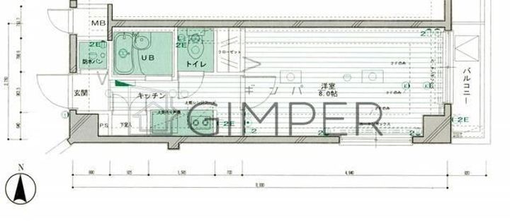 パークウェル目白の間取り