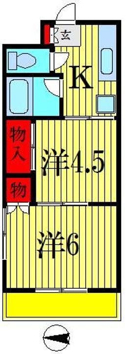 ロックグランデの間取り