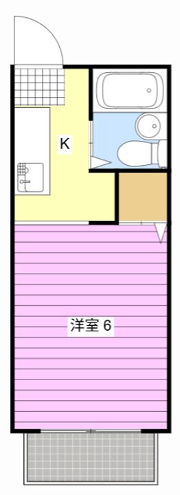 スクエア国安Wの間取り