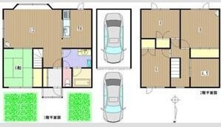北海道札幌市北区あいの里一条3(一戸建)の賃貸物件の間取り