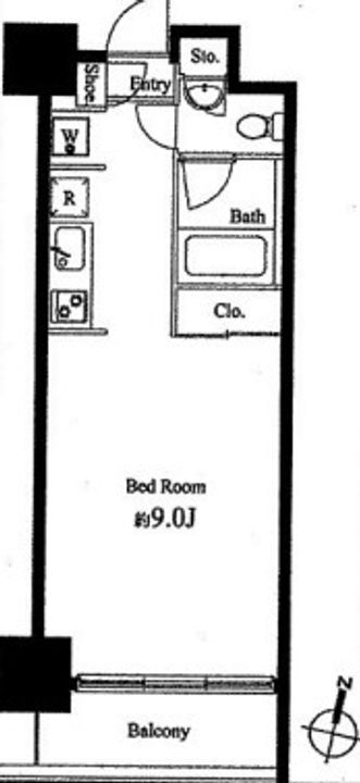 東京都千代田区岩本町3(マンション)の賃貸物件の間取り
