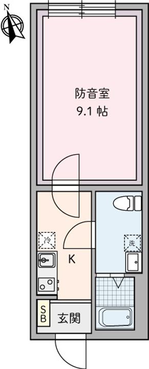 ラシクラス豊玉北の間取り