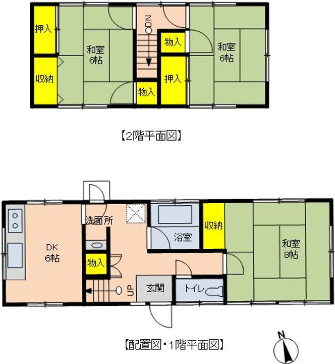茨城県取手市小堀(一戸建)の賃貸物件の間取り