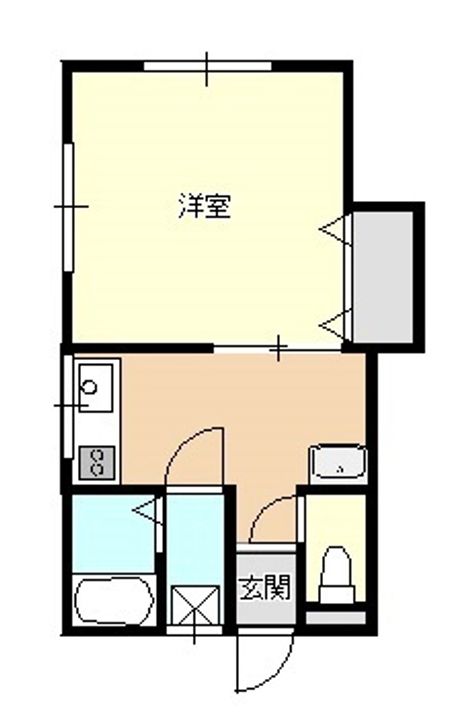 新潟県新発田市本町1(アパート)の賃貸物件の間取り