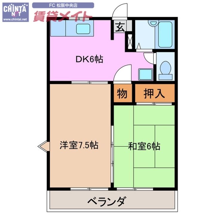 ハートランド壱番館の間取り