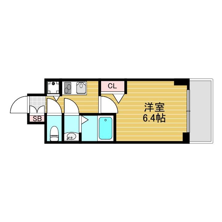 プレサンス新大阪ジェイズの間取り