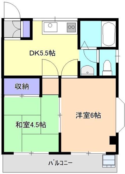 サンドリエ所沢の間取り