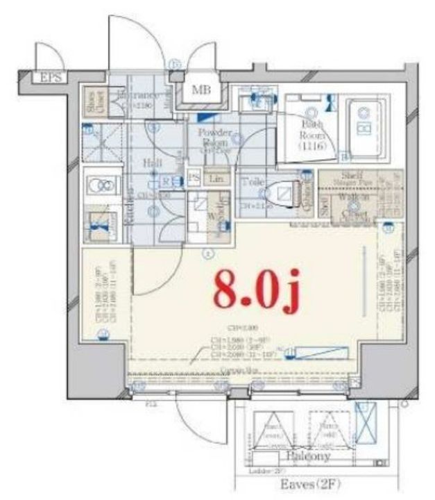 東京都文京区小石川1(マンション)の賃貸物件の間取り