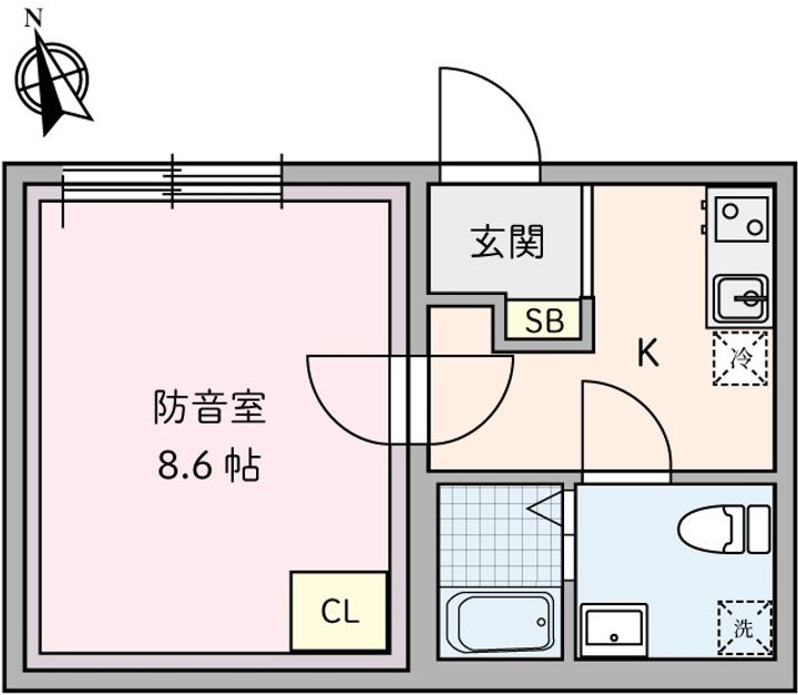 ラシクラス豊玉北の間取り