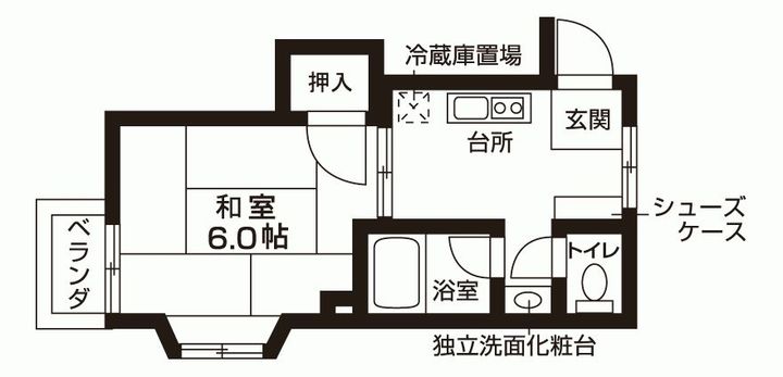 ロッソ別府の間取り