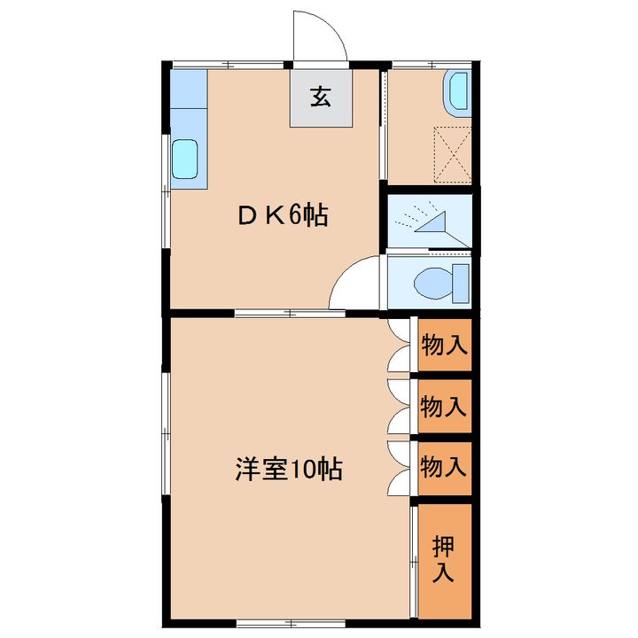 宮城県柴田郡村田町大字村田字反町(一戸建)の賃貸物件の間取り
