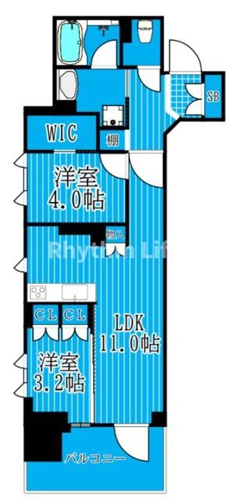 クリオ横浜ザ・グランの間取り