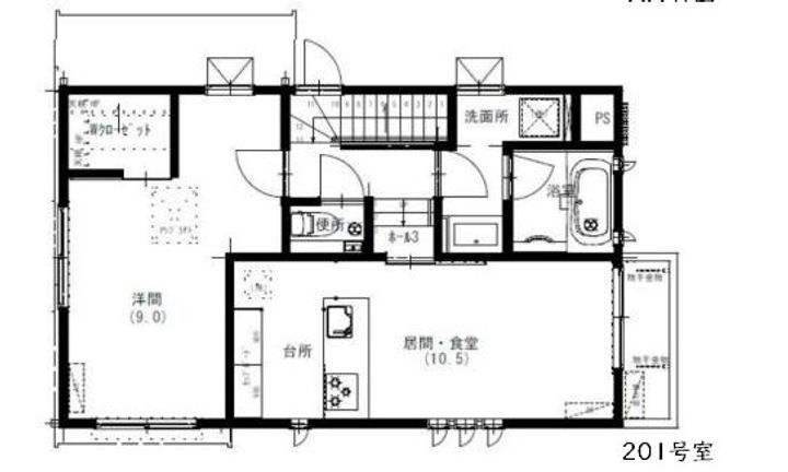 Cubic Place 大原 9の間取り