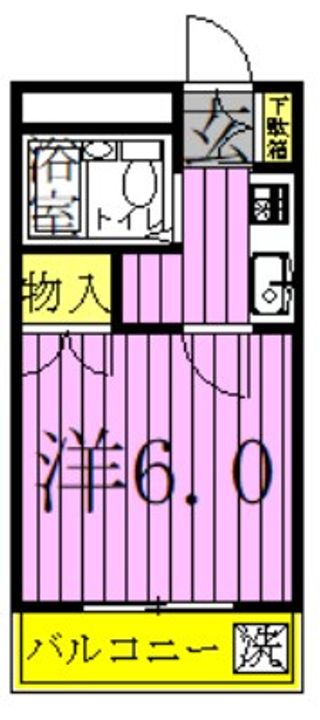 カーサ・ブランカ綾瀬の間取り