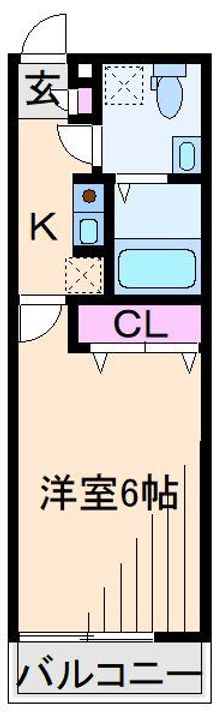 クレール高田の間取り