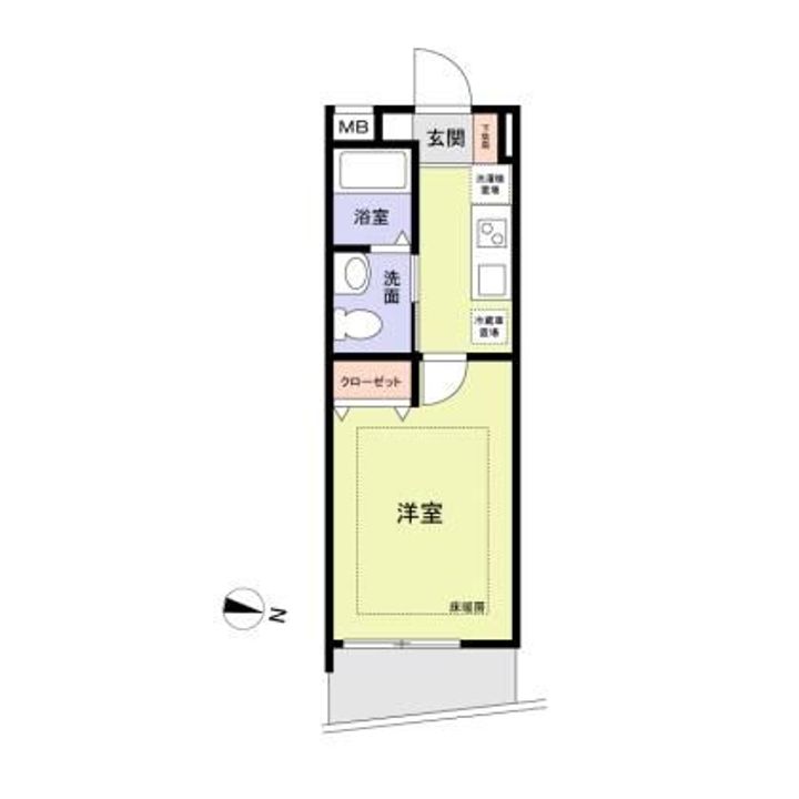 東京都練馬区春日町5(マンション)の賃貸物件の間取り