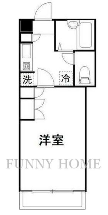 東京都世田谷区世田谷3(マンション)の賃貸物件の間取り