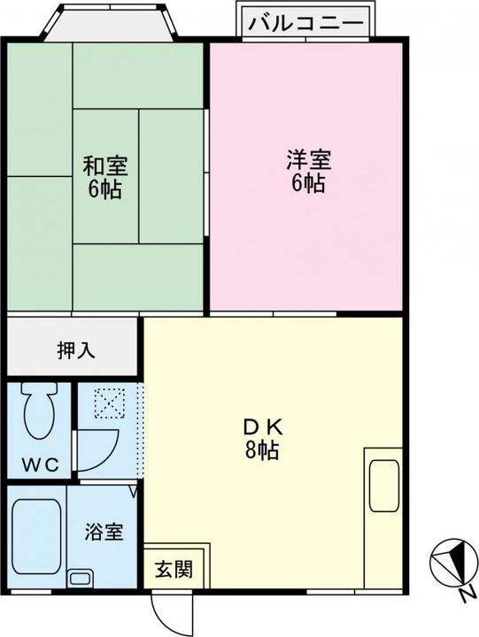 ガーデン欅の間取り