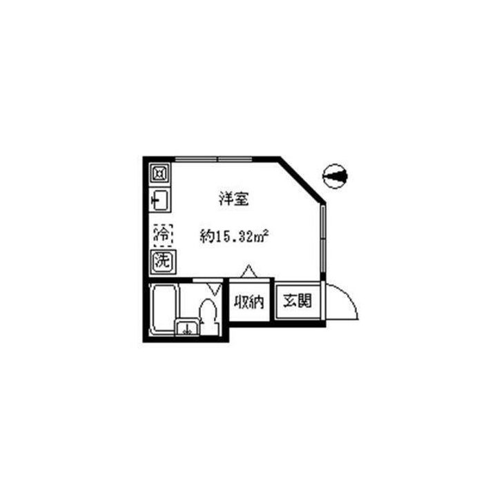 東京都新宿区上落合3(アパート)の賃貸物件の間取り