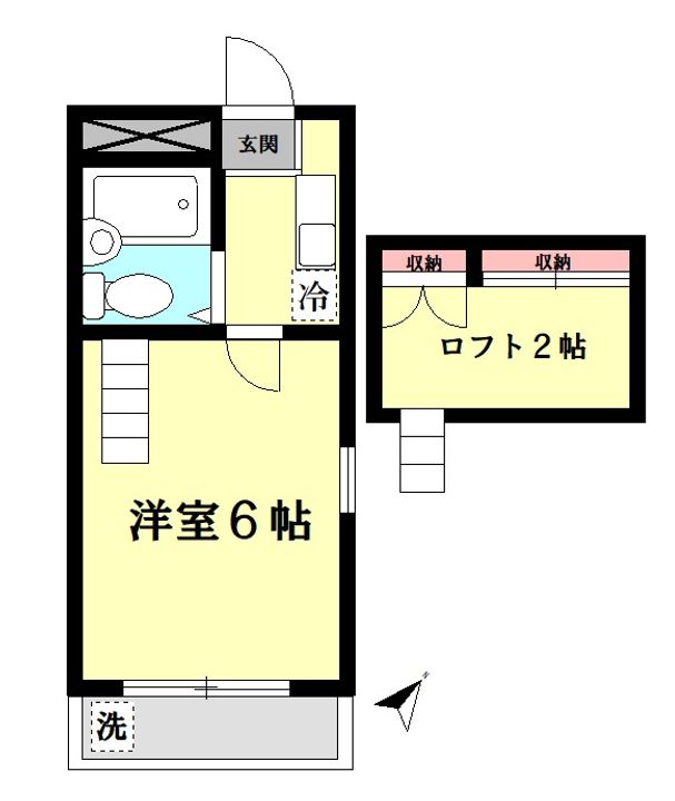 ハイライズAの間取り