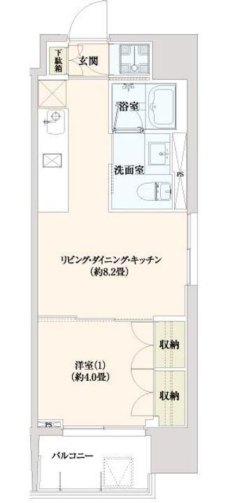 Flats TAHICOの間取り